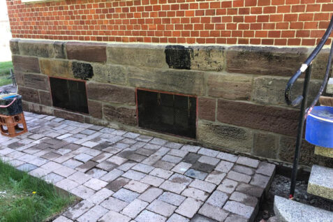 Sanierung Wand - Naturstein